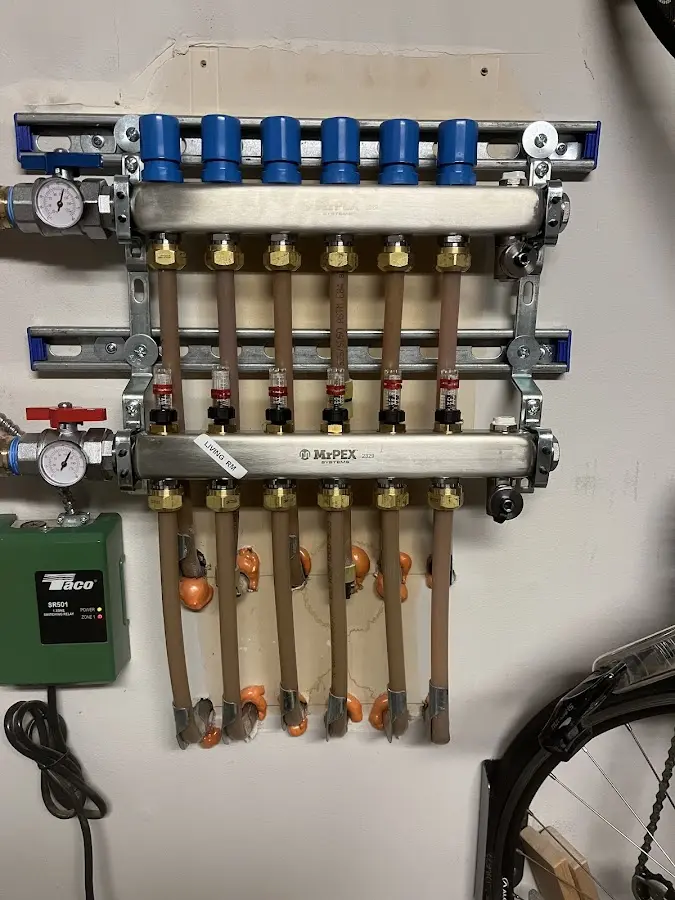 Plumber performing Gas Leak Detection at a residential property in Key West